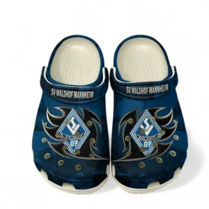 Waldhof Mannheim Crocs Clogs mit Allover-Druck BDE2704252556 - Weiß