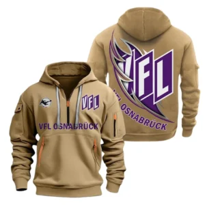 VfL Osnabruck Hoodie Reißverschluss, Kapuzenpullover mit Allover-Druck VfL Osnabruck BDE3004282520 - Khaki