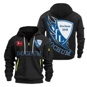 VfL Bochum Hoodie Reißverschluss, Kapuzenpullover mit Allover-Druck VfL Bochum BDE3004282528 - Schwarz