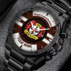 Bayer Leverkusen Uhren Herren, Armbanduhr Für Bayer Leverkusen Fans BDE3204292502 - Braun