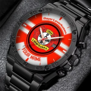 Bayer Leverkusen Uhren Herren, Armbanduhr Für Bayer Leverkusen Fans BDE3204292502 - Orange