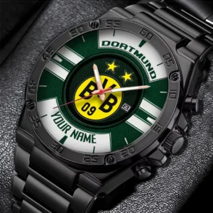 Borussia Dortmund Uhren Herren, Armbanduhr Für Borussia Dortmund Fans BDE3204292503 - Grün