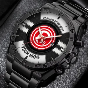 Fortuna Dusseldorf Uhren Herren, Armbanduhr Für Fortuna Dusseldorf Fans BDE3204292506 - Schwarz
