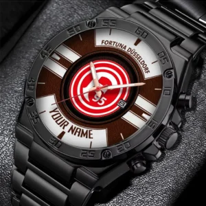 Fortuna Dusseldorf Uhren Herren, Armbanduhr Für Fortuna Dusseldorf Fans BDE3204292506 - Braun