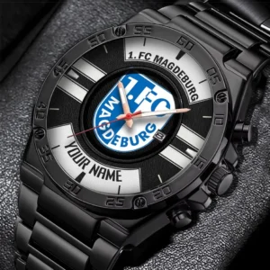 FC Magdeburg Uhren Herren, Armbanduhr Für FC Magdeburg Fans BDE3204292507 - Schwarz
