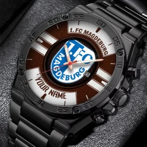 FC Magdeburg Uhren Herren, Armbanduhr Für FC Magdeburg Fans BDE3204292507 - Braun