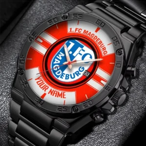 FC Magdeburg Uhren Herren, Armbanduhr Für FC Magdeburg Fans BDE3204292507 - Orange