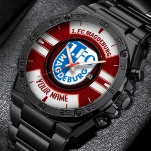 FC Magdeburg Uhren Herren, Armbanduhr Für FC Magdeburg Fans BDE3204292507 - Rot