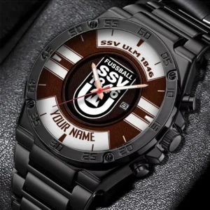 SSV Ulm Uhren Herren, Armbanduhr Für SSV Ulm Fans BDE3204292527 - Braun