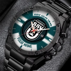 SSV Ulm Uhren Herren, Armbanduhr Für SSV Ulm Fans BDE3204292527 - Zyan