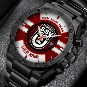 SSV Ulm Uhren Herren, Armbanduhr Für SSV Ulm Fans BDE3204292527 - Rot