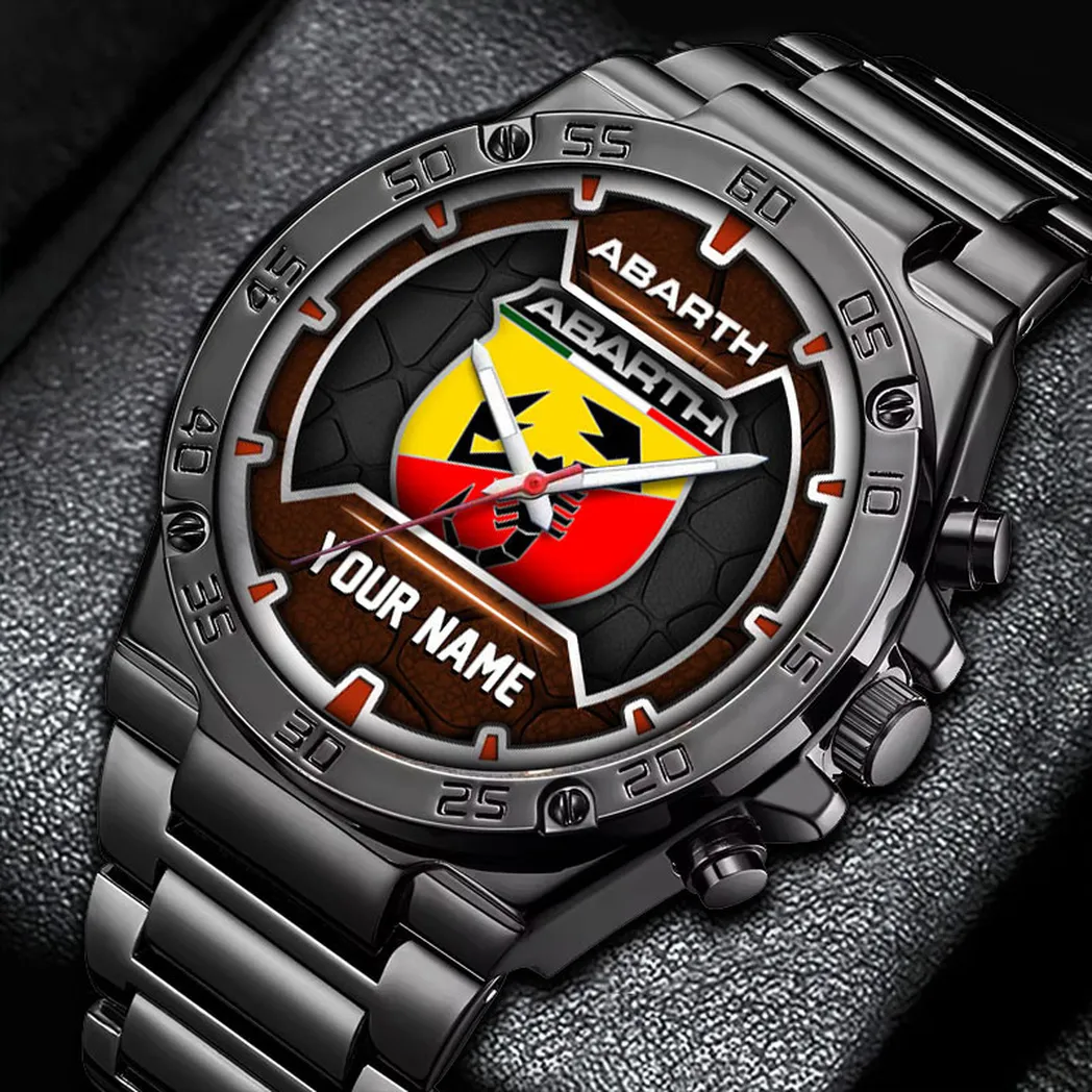 Abarth Armbanduhr, Uhr Geschenk für Abarth Fans, Geschenk für Papa CAR32803270545