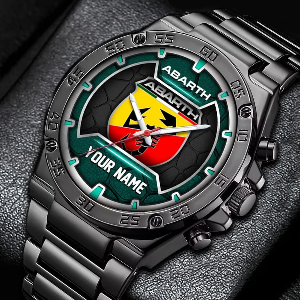 Abarth Armbanduhr, Uhr Geschenk für Abarth Fans, Geschenk für Papa CAR32803270548