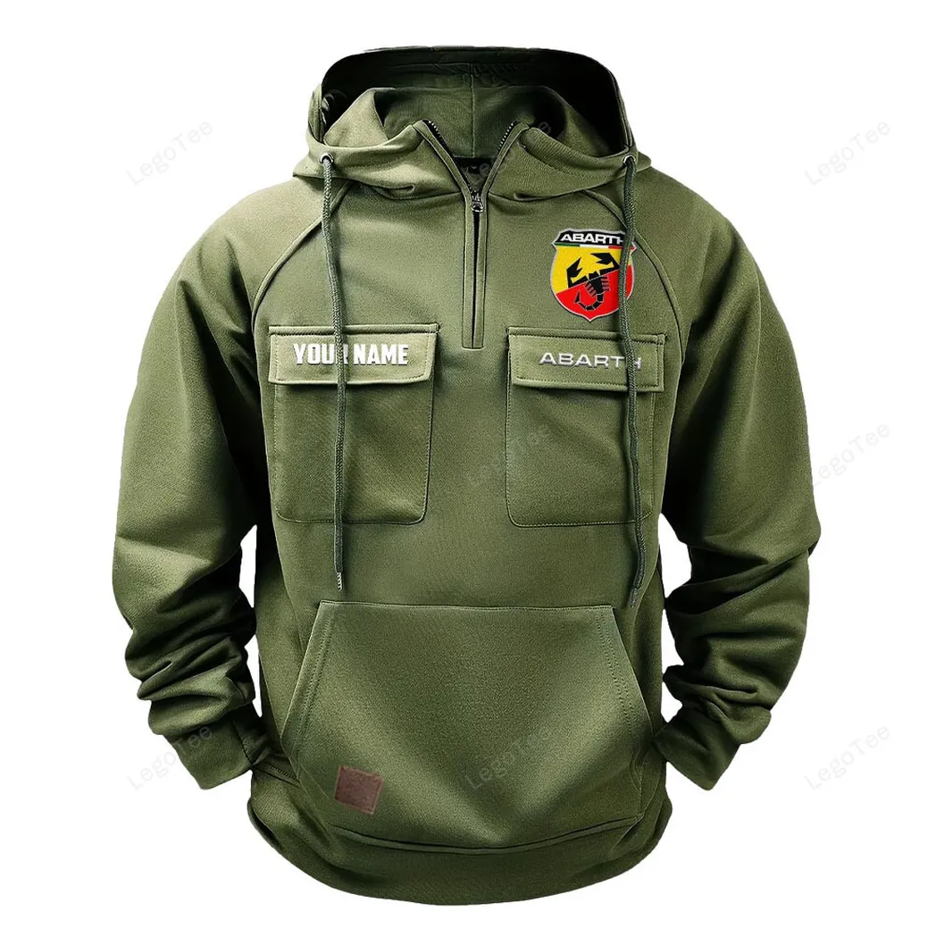 abarth hoodie reiverschluss taktischer all over print hoodie abarth olivgrn car109021425411 1