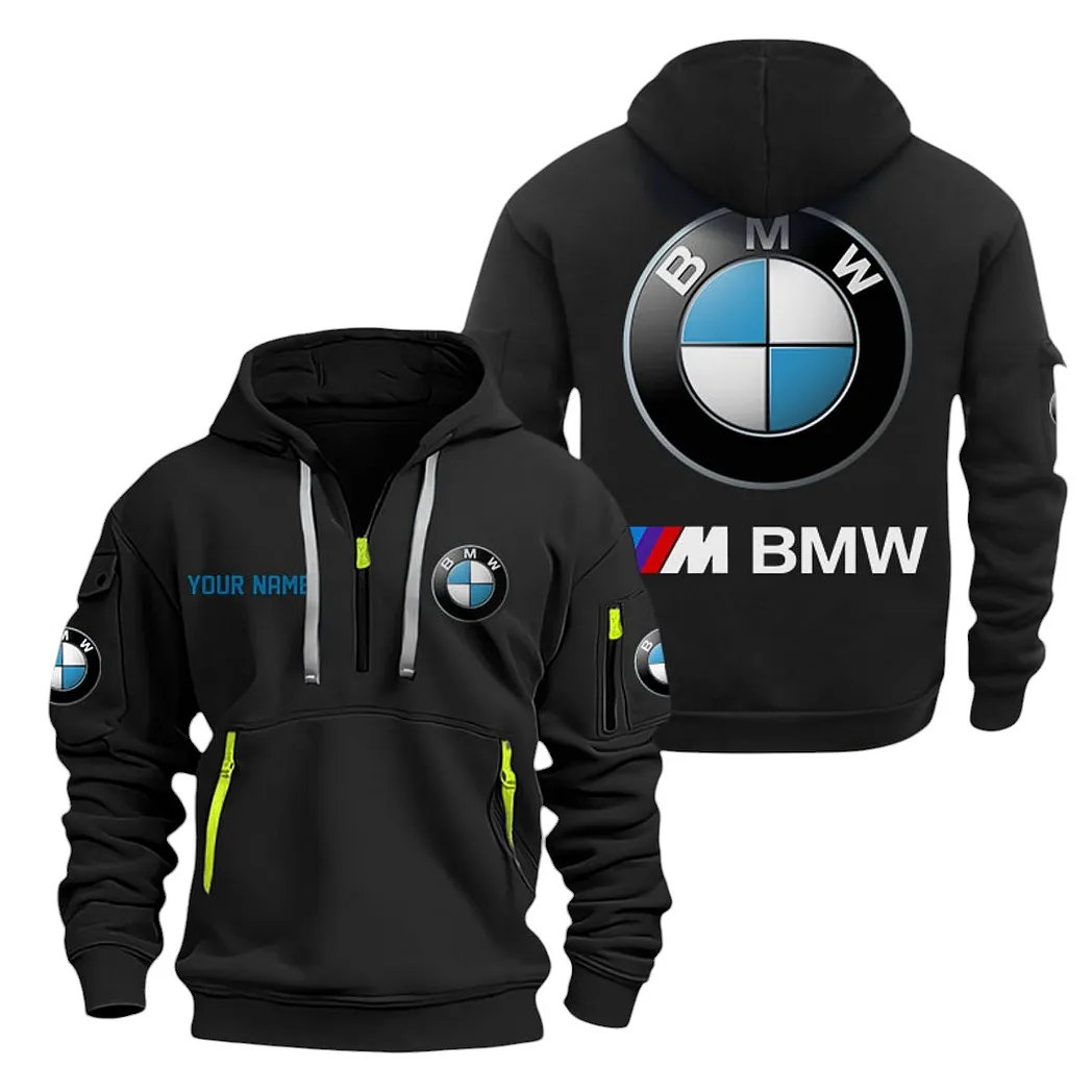 bmw m half zip hoodie for men gift for bmw m lovers car20022125666 schwarz y4ve4
