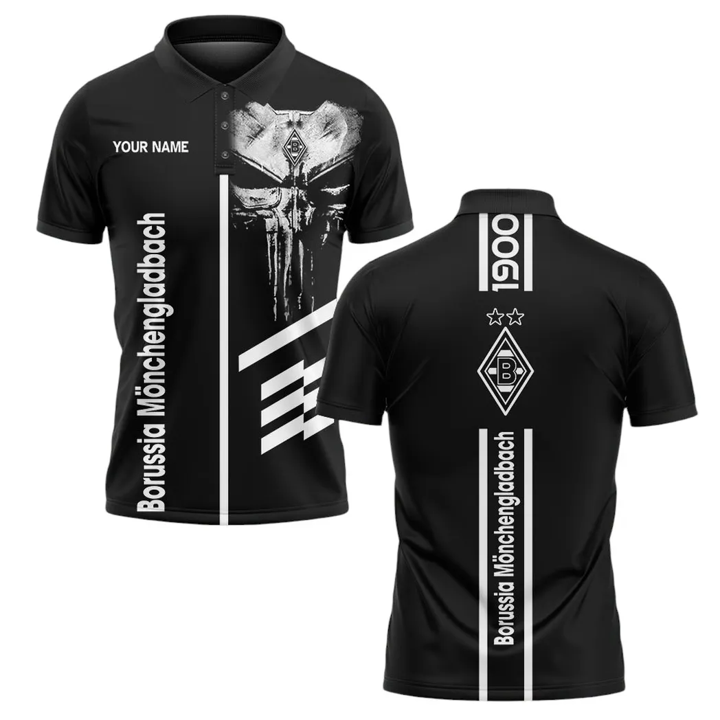 borussia mgladbach poloshirt herren all over print polohemd borussia mgladbach bundesliga spo1816019 hhars