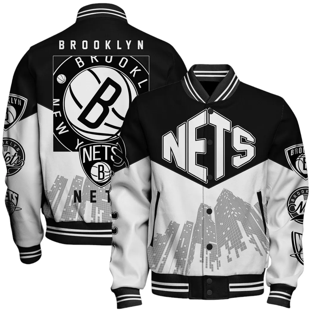 brooklyn nets jacke vintage jacke fr herren geschenk fr fan brooklyn nets nba74170125326 jbb2e