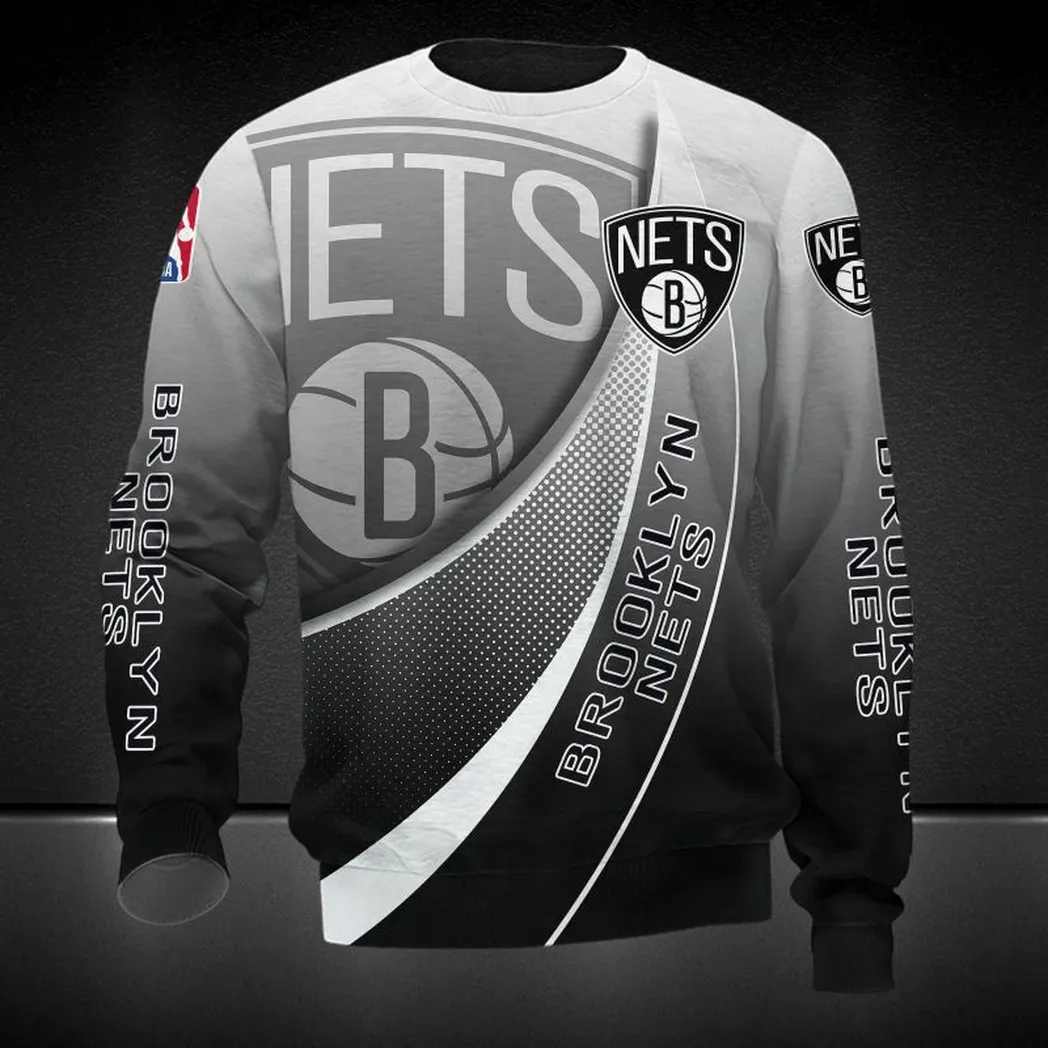 brooklyn nets sweatshirt allover druck sweatshirt geschenk fr fan brooklyn nets nba83060225024 7rkjq