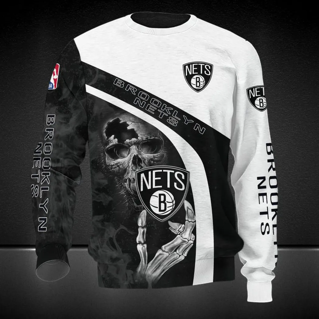 brooklyn nets sweatshirt allover druck sweatshirt geschenk fr fan brooklyn nets nba83060225026