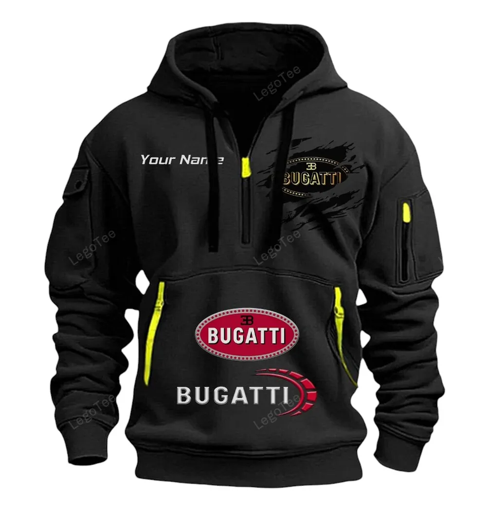 bugatti half zip hoodie car113021425851 best gift for him husband boyfriend schwarz