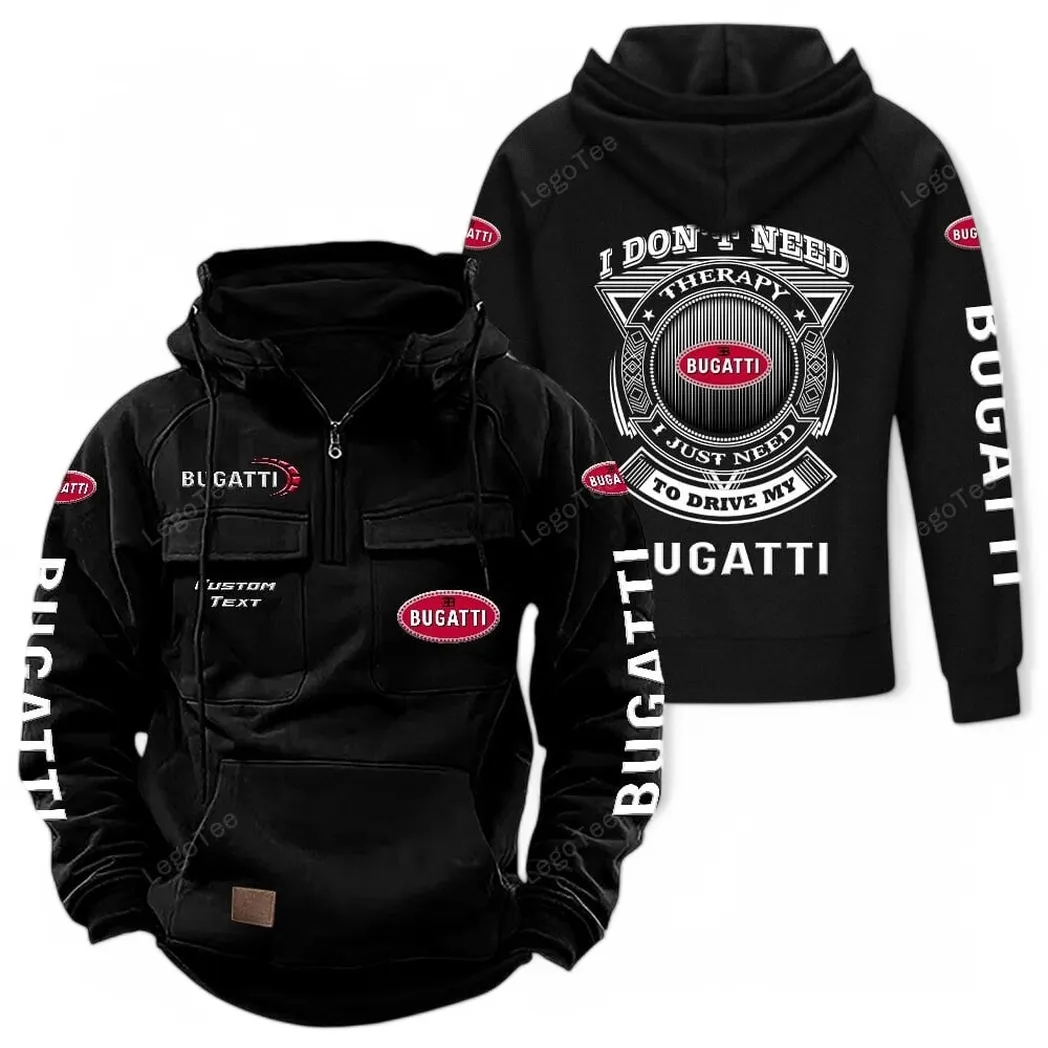 bugatti tactical quarter zip hoodie car106021525047 schwarz 8ye30