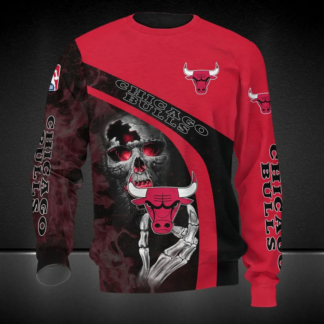 chicago bulls sweatshirt allover druck sweatshirt geschenk fr fan chicago bulls nba83060225036