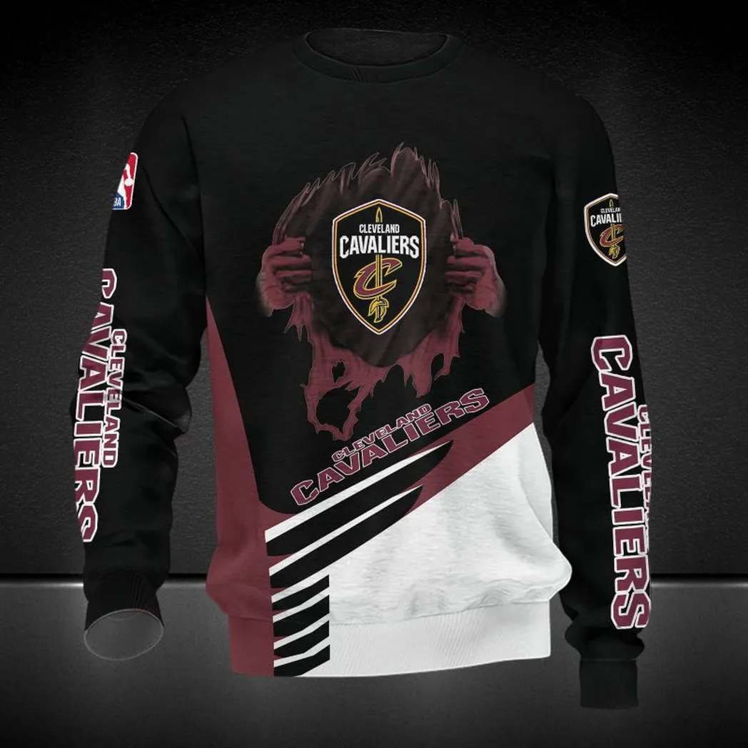 cleveland cavaliers sweatshirt allover druck sweatshirt geschenk fr fan cleveland cavaliers nba83060225040 n1rok