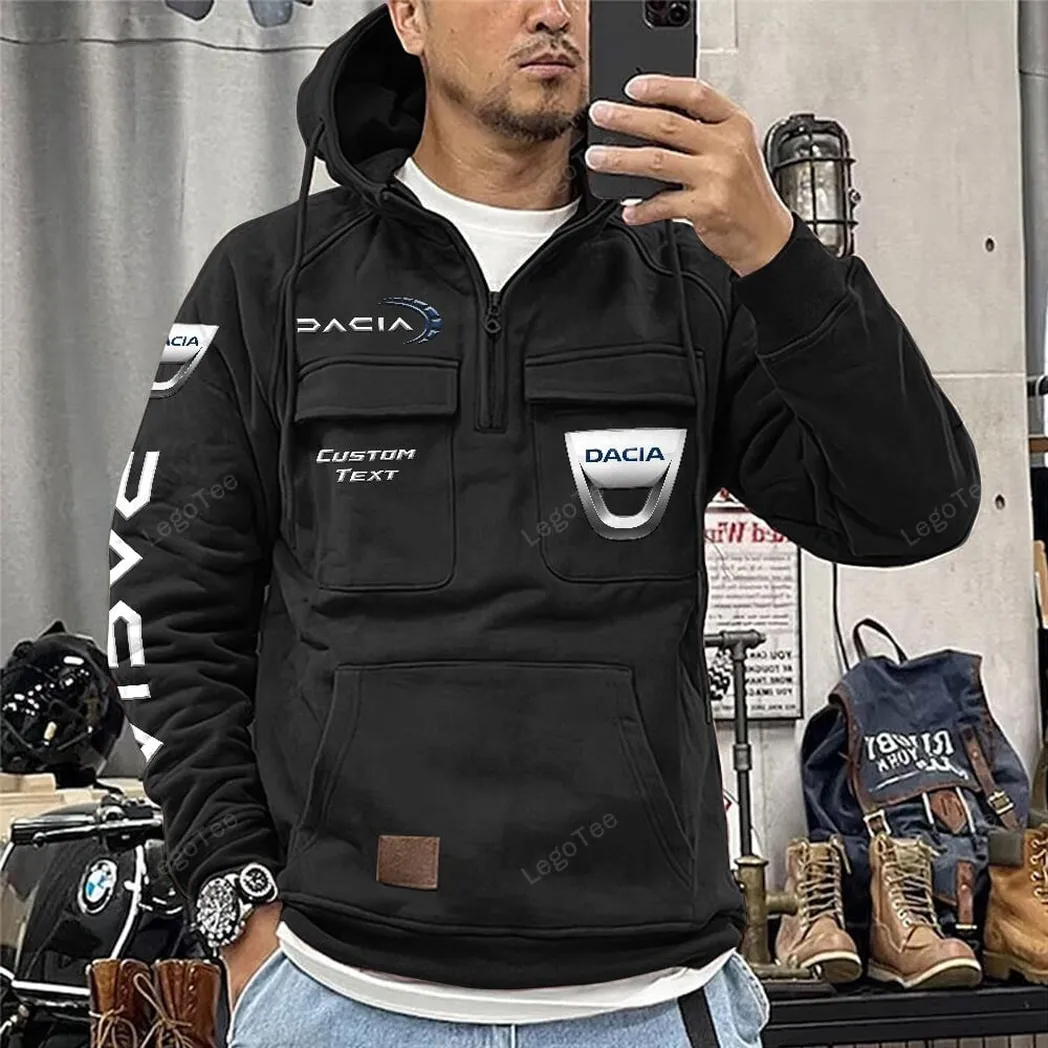 Dacia Hoodie Reißverschluss Taktischer, All-Over-Print-Hoodie Dacia - Schwarz CAR96021425717-2 dacia hoodie reiverschluss taktischer all over print hoodie dacia schwarz car96021425717 2 ydqcn