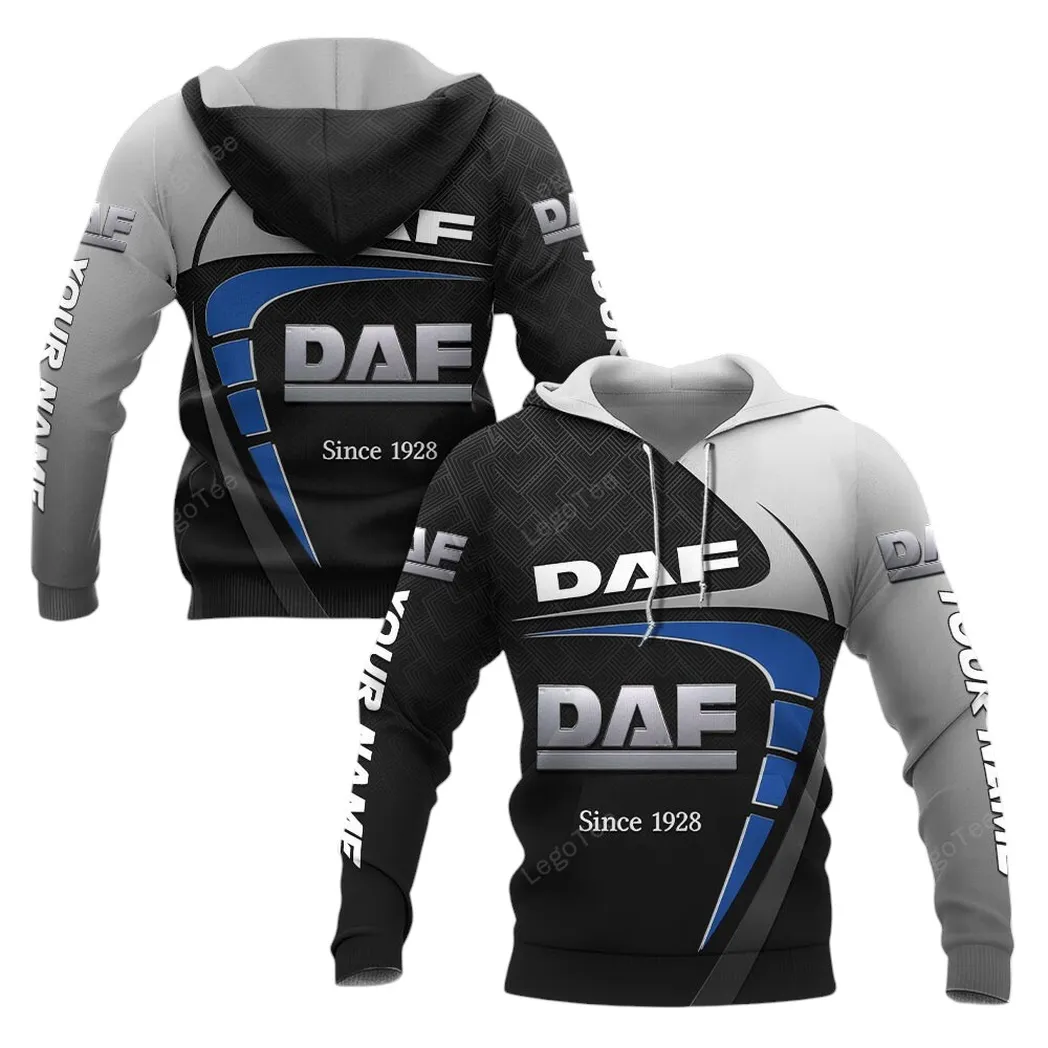 DAF Truck Hoodie, Allover-Druck Hoodie DAF Truck CAR11603032518