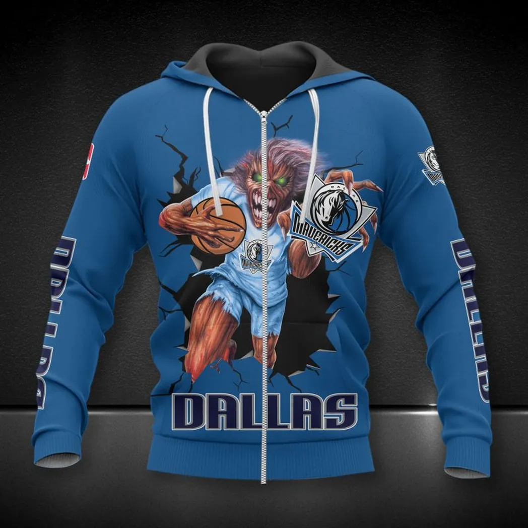 dallas mavericks hoodie mit reiverschluss allover druck hoodie geschenk fr fan dallas mavericks nba83050225031 ipq3l