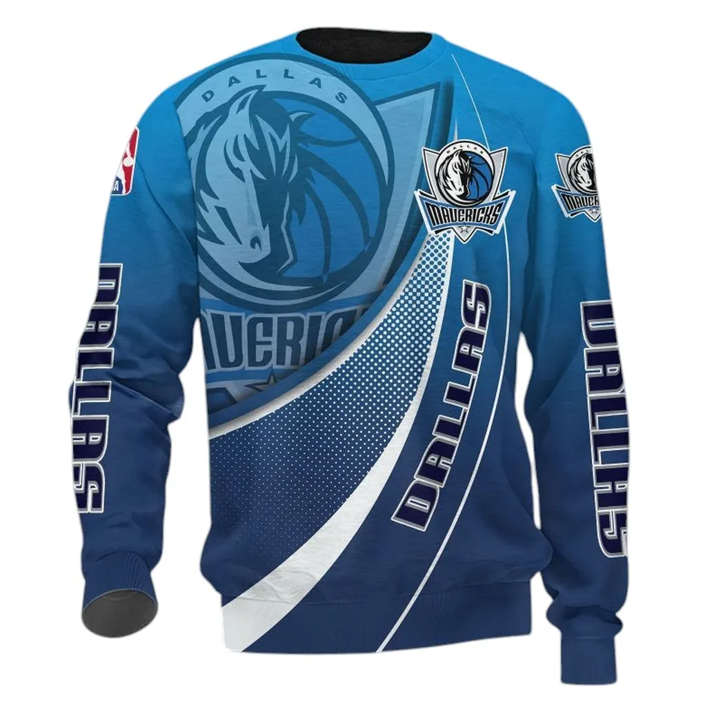 dallas mavericks sweatshirt allover druck sweatshirt geschenk fr fan dallas mavericks nba83060225044