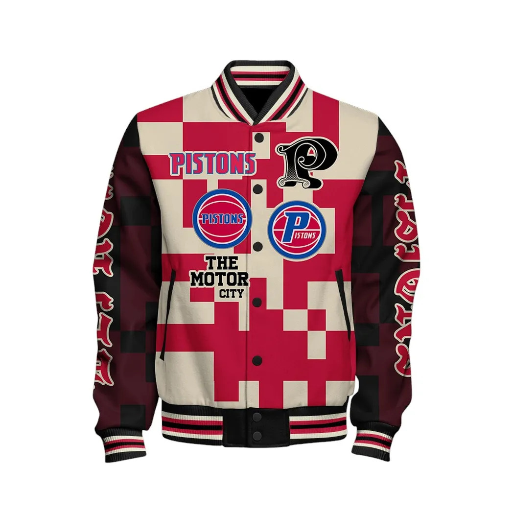detroit pistons jacke vintage jacke fr herren geschenk fr fan detroit pistons nba74170125048