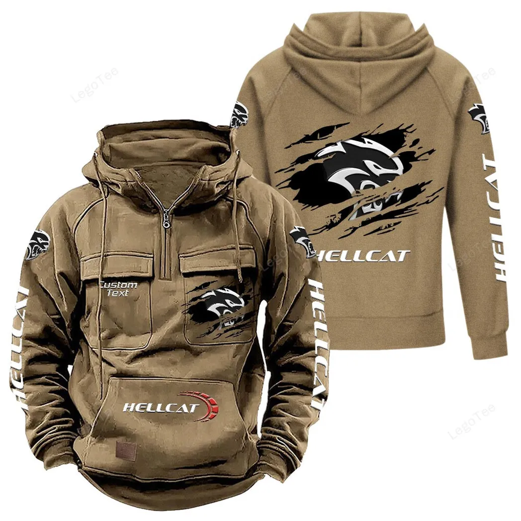dodge challenger hellcat hoodie reiverschluss taktischer all over print hoodie dodge challenger hellcat khaki car122021425046 4