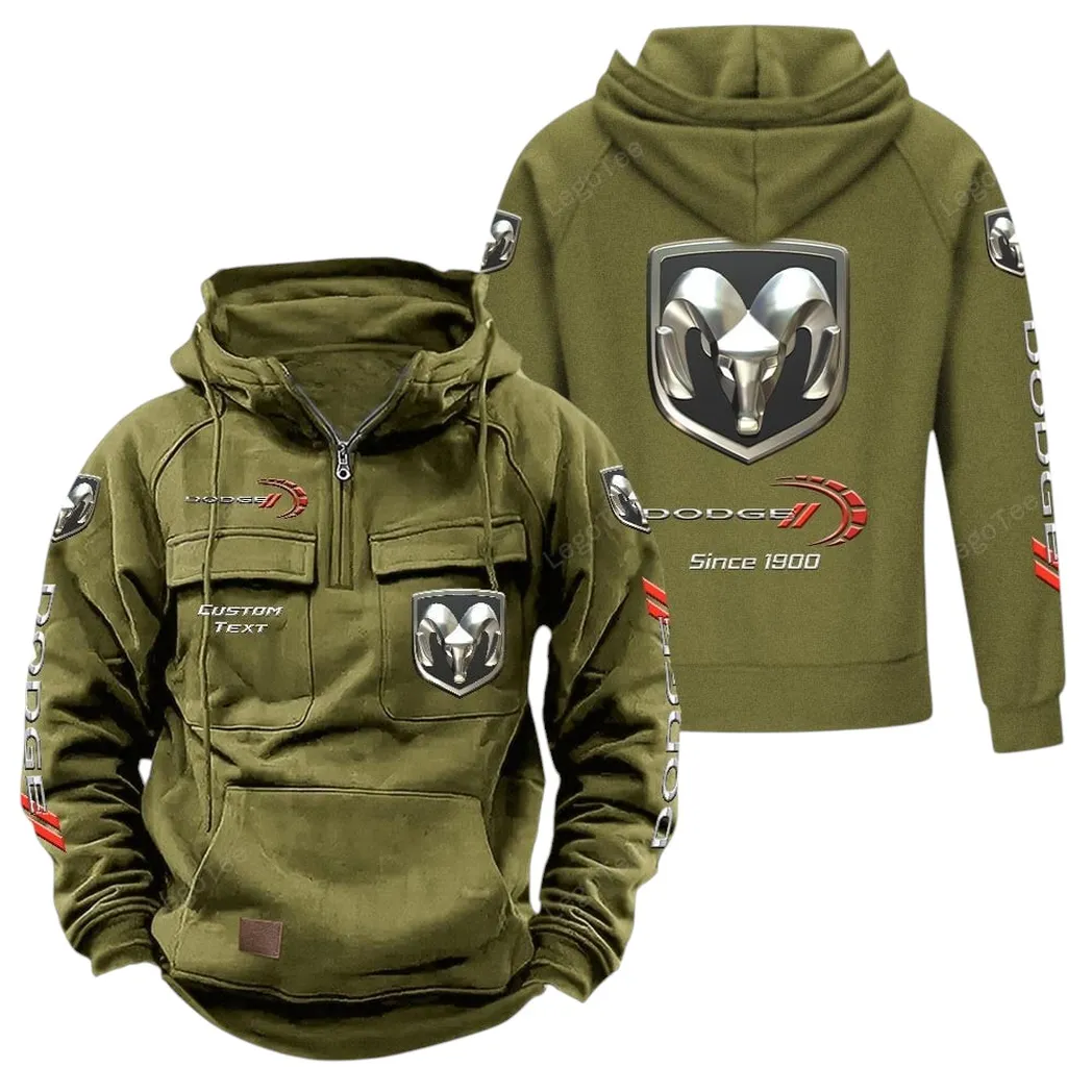 dodge hoodie reiverschluss taktischer all over print hoodie dodge olivgrn car96021425713 1 tcif2
