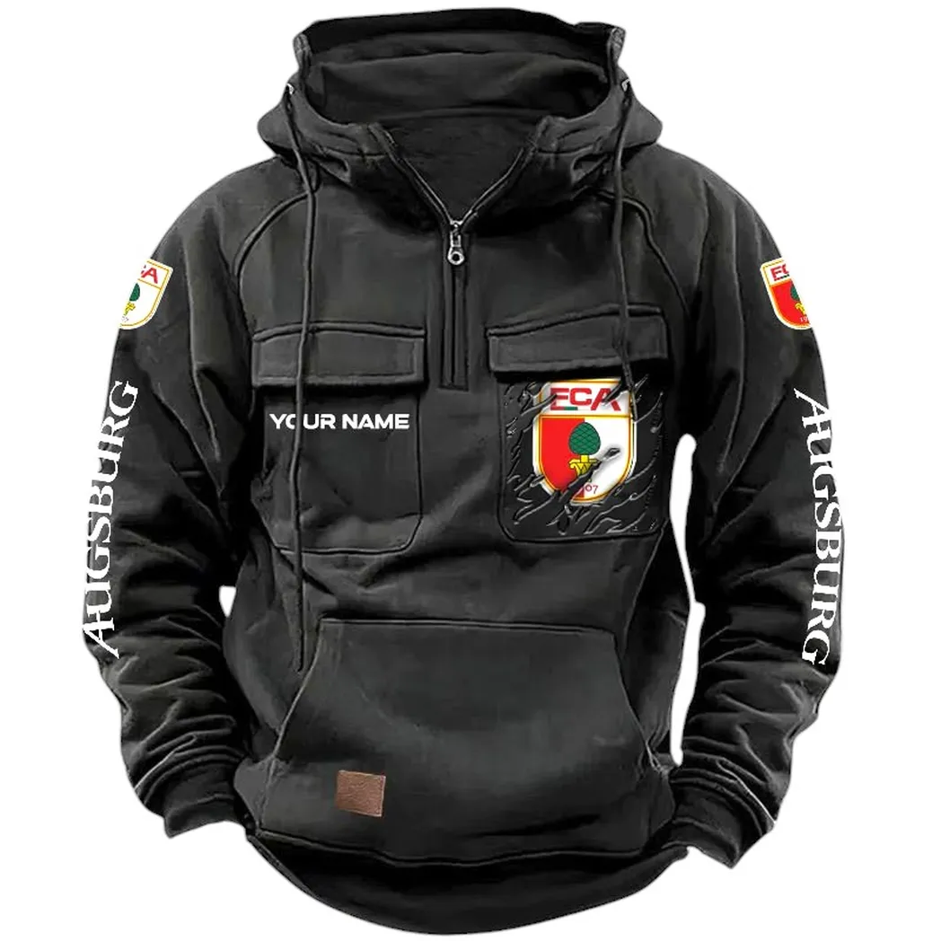 fc augsburg hoodie taktischer all over print taktik hoodie mit viertelreiverschluss schwarz spo1616013 2 s6a5f