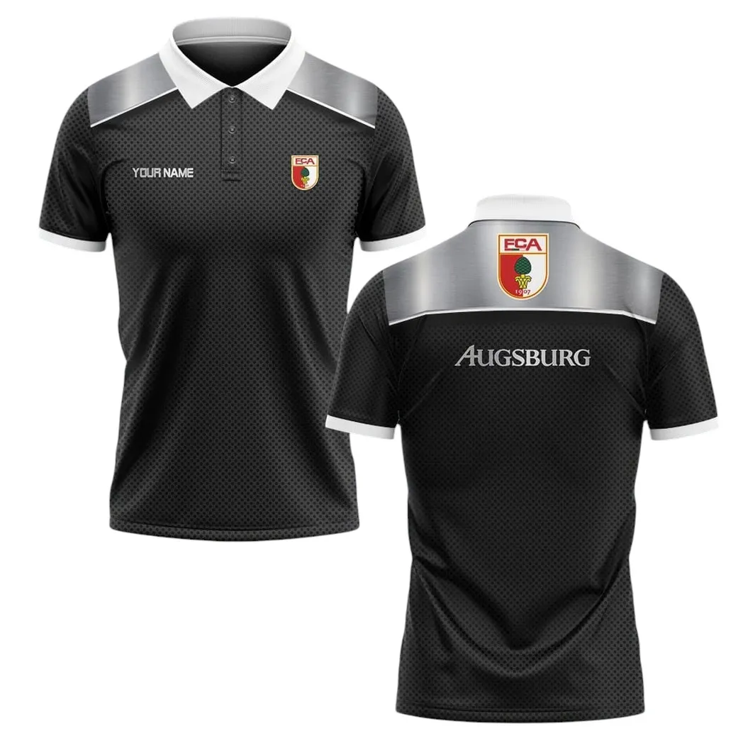 fc augsburg poloshirt herren all over print polohemd fc augsburg bundesliga spo1716014 a6kpy