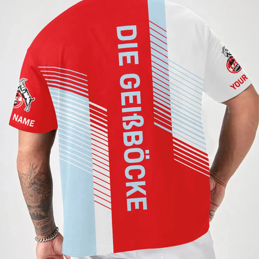 FC Koln Hemd, T-Shirt mit Allover-Druck für Herren SPO816011 fc koln hemd t shirt mit allover druck fr herren spo816011 dceml