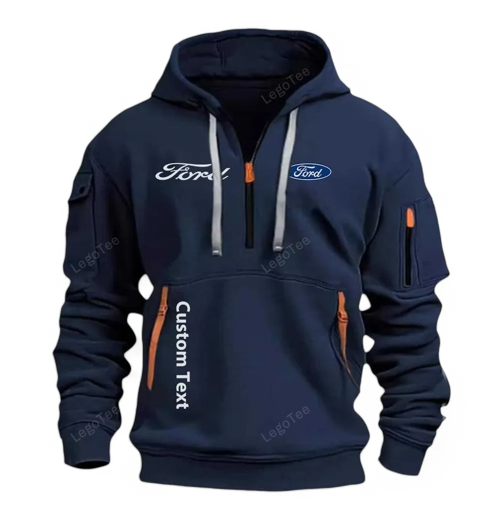 ford half zip hoodie for men gift for him husband boyfriend marineblau car112021425559 4 ons2l
