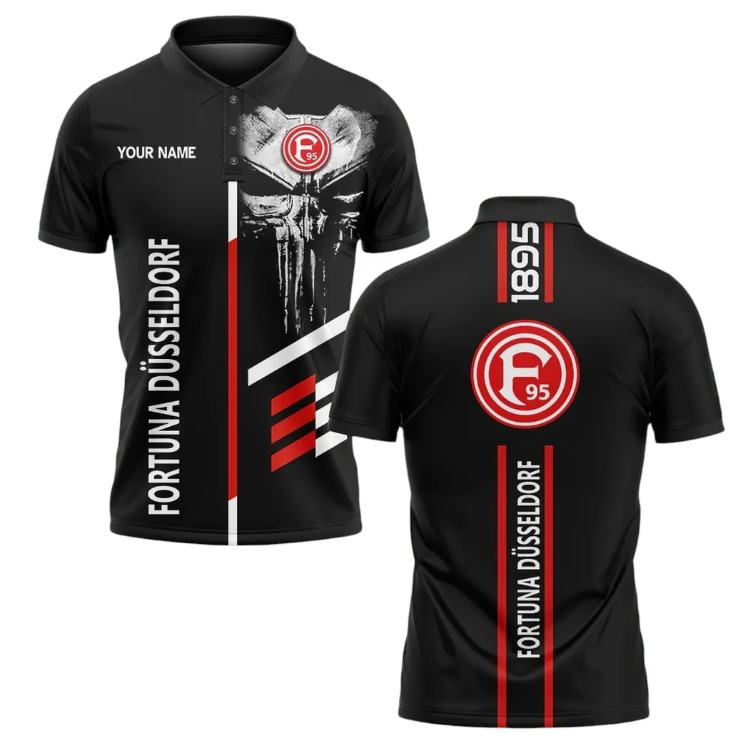 fortuna dusseldorf poloshirt herren all over print polohemd fortuna dusseldorf bundesliga spo1816012 jgt4q