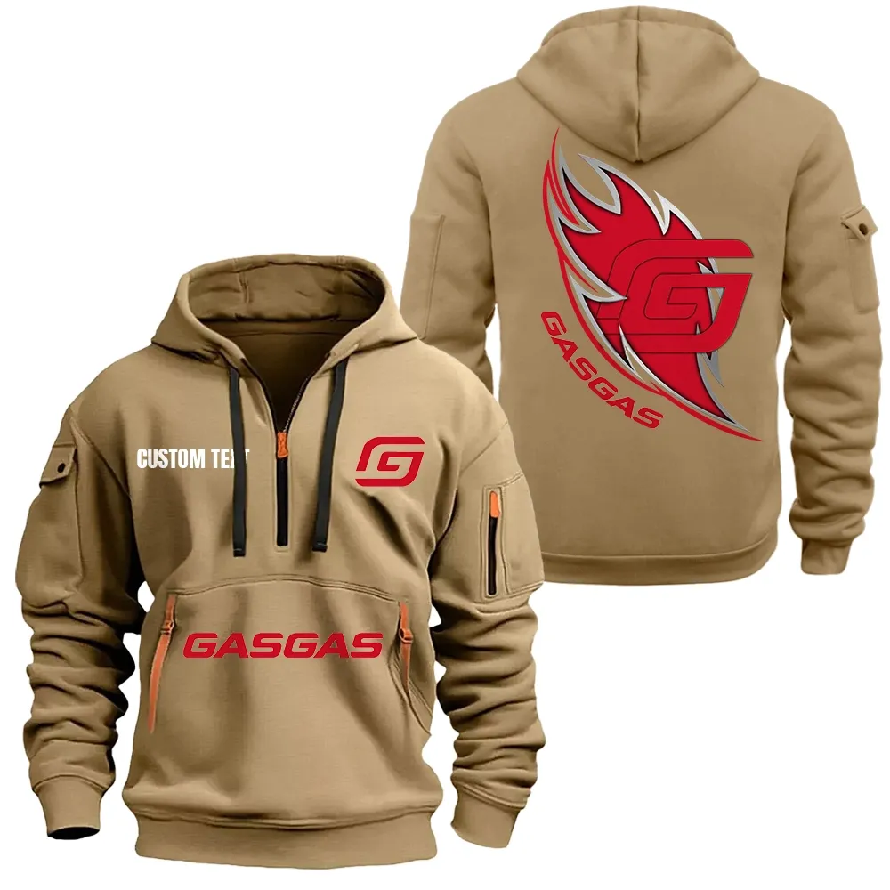 gas gas hoodie reiverschluss car1701112087 car kapuzenpullover mit allover druck khaki iw1j5