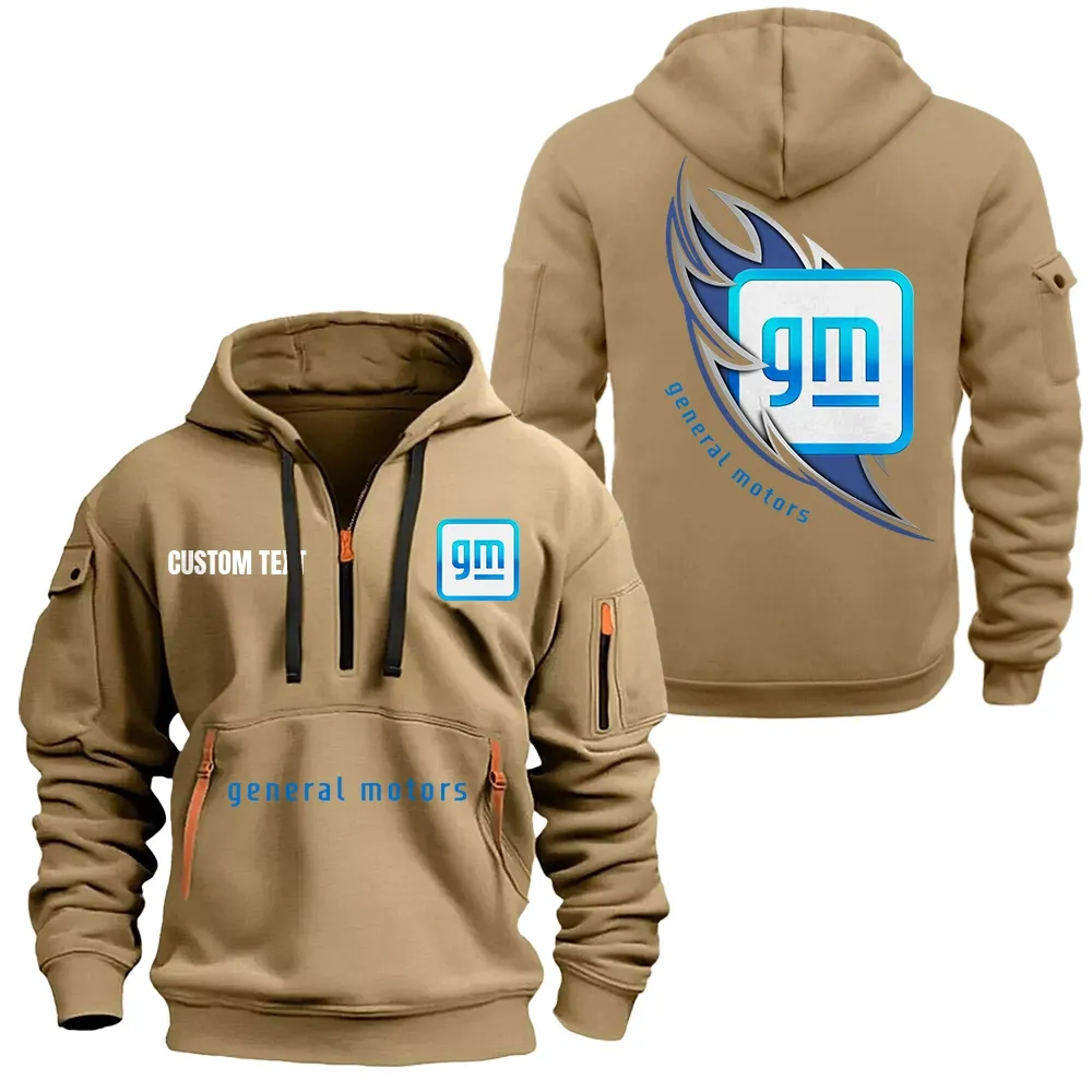 general motors hoodie reiverschluss car1701112088 car kapuzenpullover mit allover druck khaki u25ti