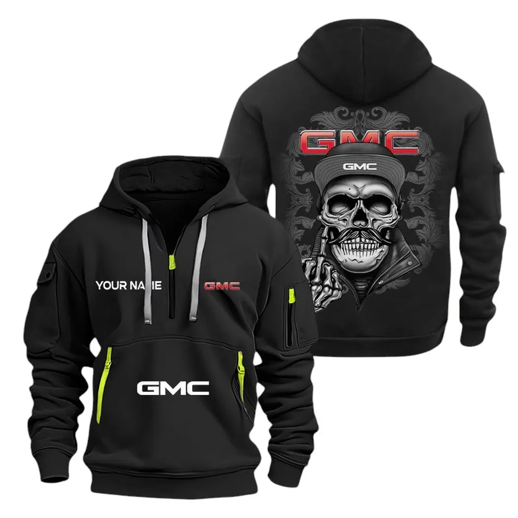 gmc half zip hoodie for men gift for gmc fan car166022625221 schwarz