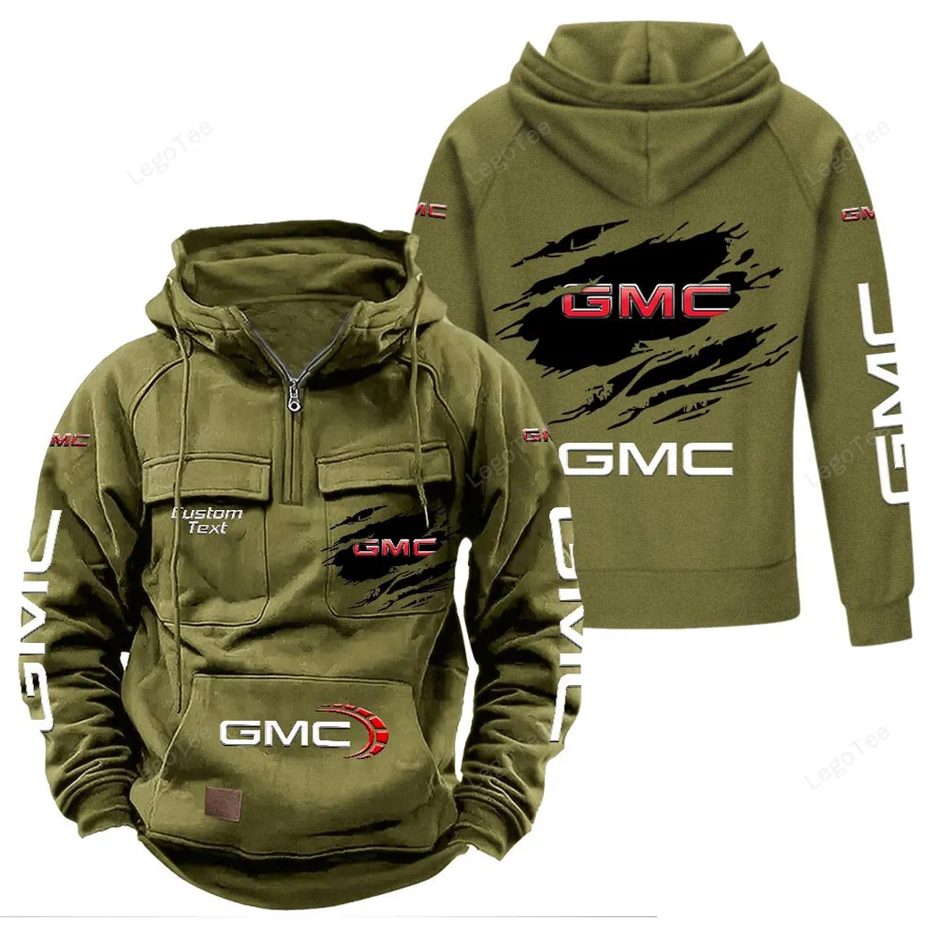 GMC Hoodie Reißverschluss Taktischer, All-Over-Print-Hoodie GMC - Olivgrün CAR122021425036-1