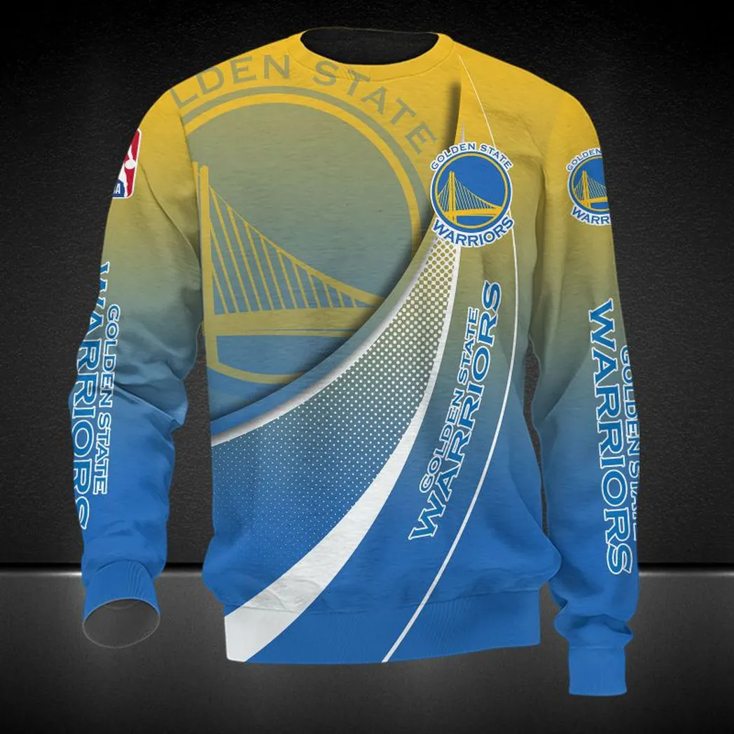 golden state warriors sweatshirt allover druck sweatshirt geschenk fr fan golden state warriors nba83060225059 earwn