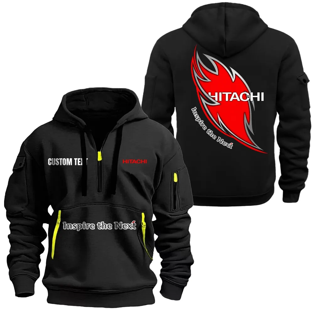 hitachi hoodie reiverschluss car1701112094 car kapuzenpullover mit allover druck schwarz