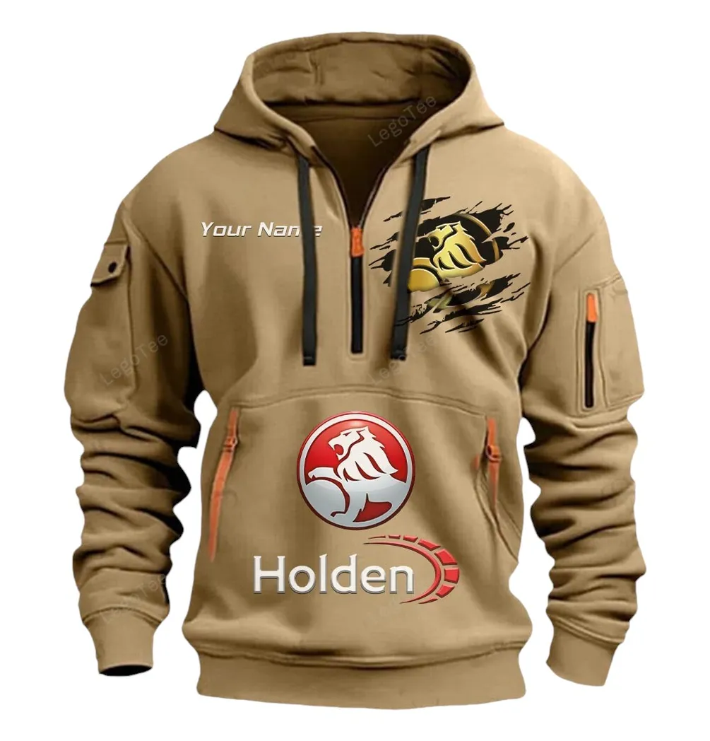 holden half zip hoodie car113021425813 best gift for him husband boyfriend khaki 21zqo