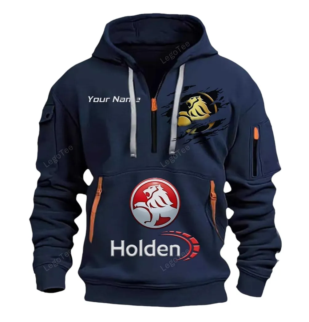 holden half zip hoodie car113021425813 best gift for him husband boyfriend marineblau