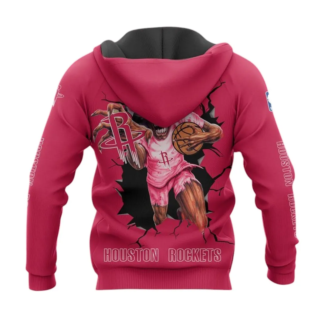 houston rockets hoodie mit reiverschluss allover druck hoodie geschenk fr fan houston rockets nba83050225051 ubfdd