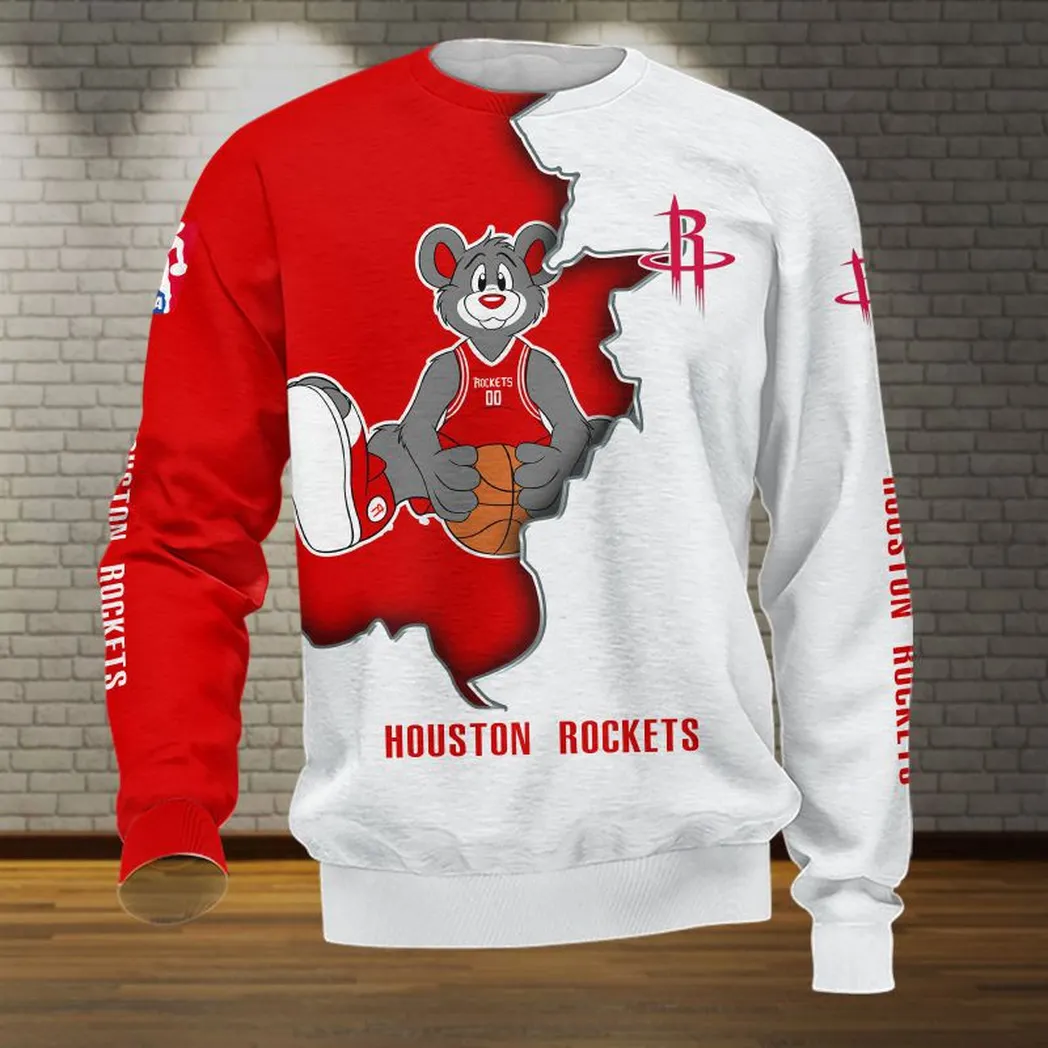 houston rockets sweatshirt allover druck sweatshirt geschenk fr fan houston rockets nba83060225063 z1hsj