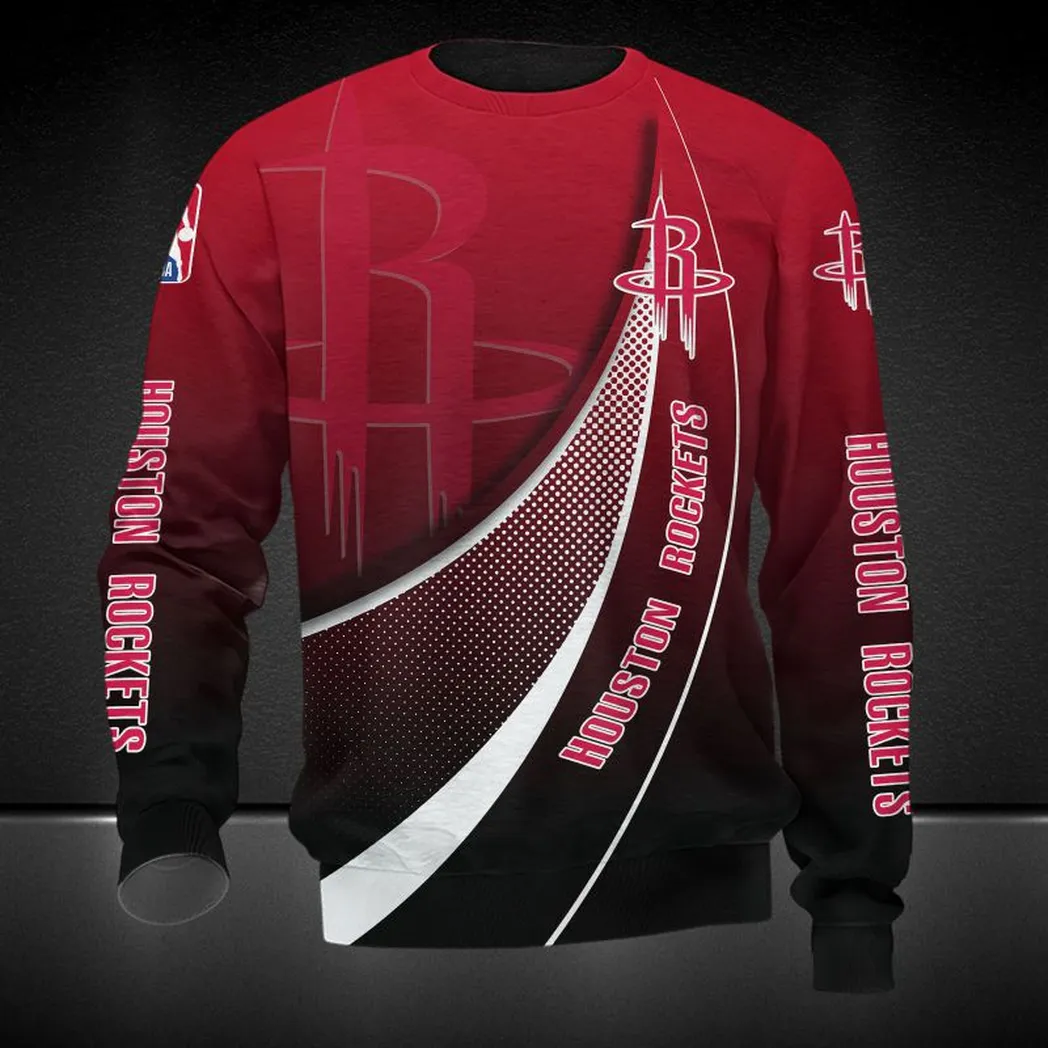 houston rockets sweatshirt allover druck sweatshirt geschenk fr fan houston rockets nba83060225064